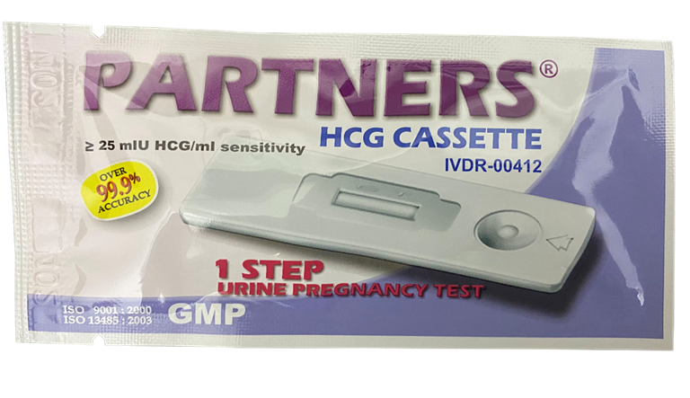 Pregnancy Test Urine PT Kit Original with Cert (HCG Casette) Over 99% Accuracy 1pc (PARTNERS)