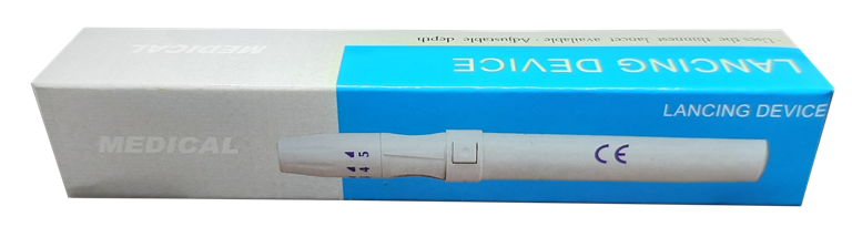 Blood -Sampling Lancing Device pen thumb