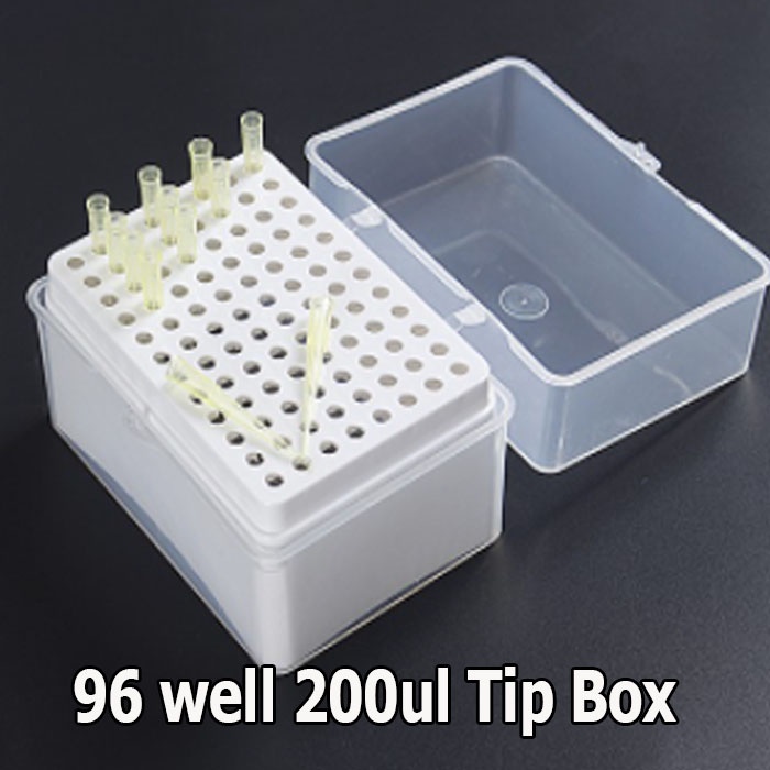 Pipette Pipettor Tip Holder Box Case for 200ul  96 Positions thumb