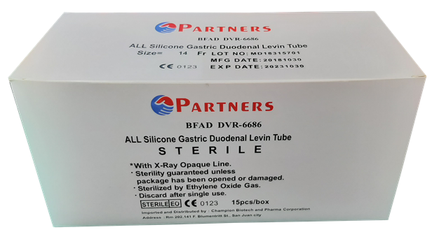 NGT w/ X-Ray Opaque Line Fr.14  NGT Silicone Gastric Duodenal Levin Tube thumb