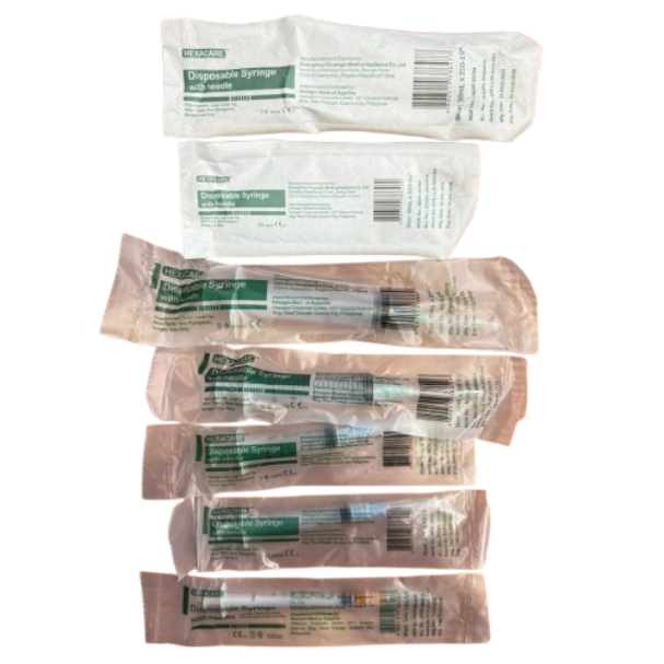 Syringe with Needle 30cc 40 pcs per box luer lock Disposable (Hexacare) thumb
