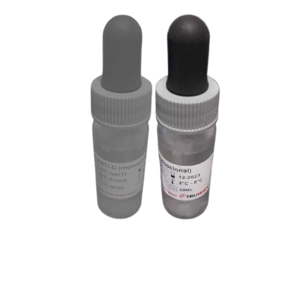 Blood typing Sera Anti D (1gG 1gM) Blend Rhesus Typing Reagent (Trusera)