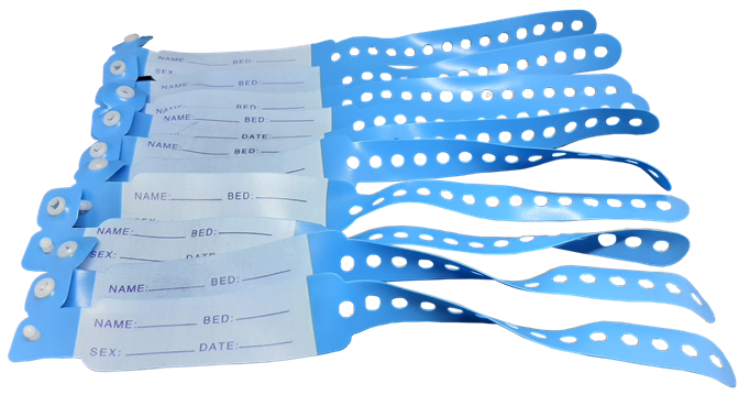 Identification Bracelet Blue Pedia WRITE-ON TYPE ELASTIC HOSPITAL CLINIC USE (1pc/s only) (Winguard)