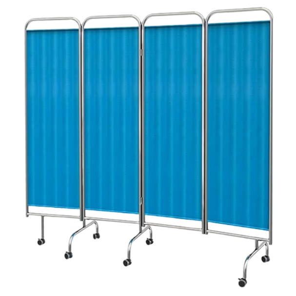 Folding Screen 4 folds Medical Partition Hospital Clinic  Folding Screen thumb