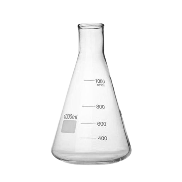 Glass ERLENMEYER FLASK 1000ml