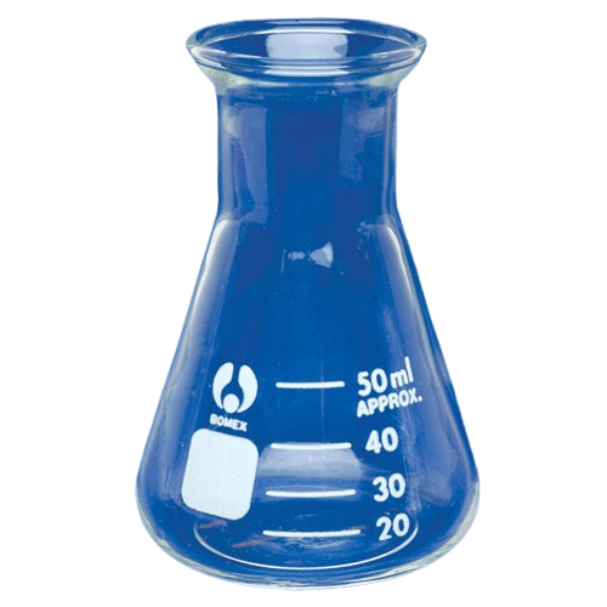Glass ERLENMEYER FLASK 50ml