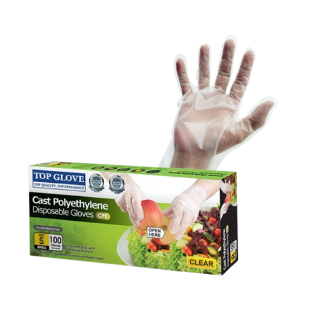 Gloves CPE Clear Plastic polyethylene glove