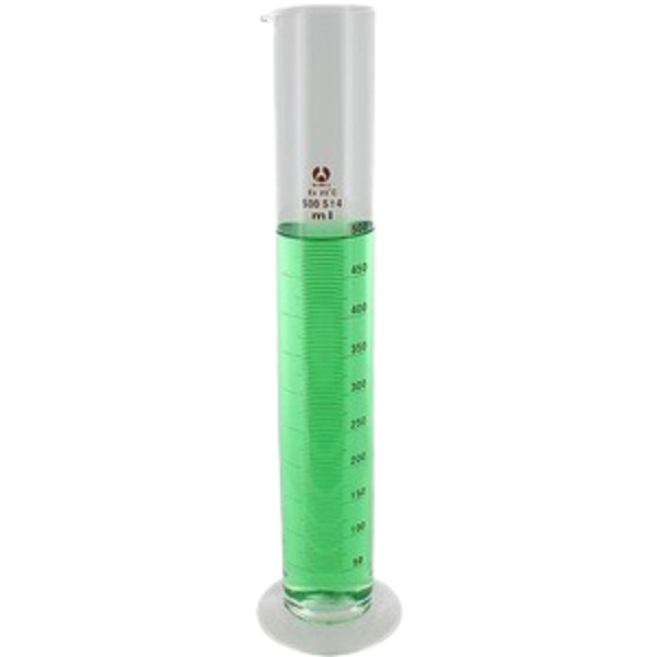 Glass GRADUATED CYLINDER 500ml thumb
