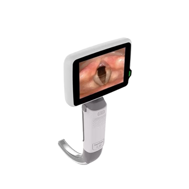 Laryngoscope with video